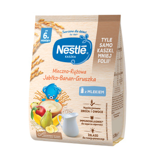 NESTLE Kaszka mlecz-ryż banan.jabłko.gruszka. 230g