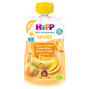 HIPP Hippis S.Drink Ban-grusz-pomar-Mango BIO 120g