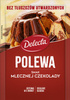 DELECTA Polewa z mlecznej czekolady, 100g