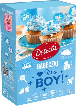 DELECTA Babeczki Its'a Boy, 293g