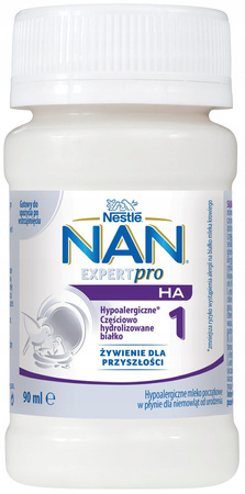 NESTLE NAN EXPERTPRO HA 1 mleko początkowe 90ml x 32 sztuki