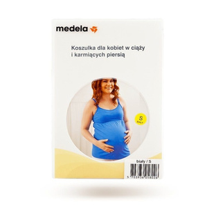 MEDELA Koszulka dla kobiet w ciąży S biały