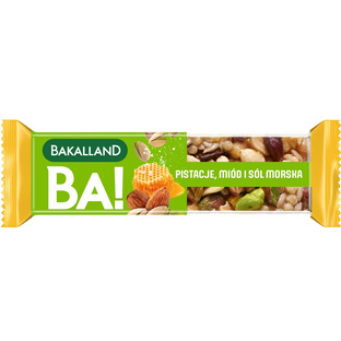 BAKALLAND BA! Pistacje miód i sól morska, 30g