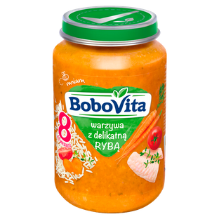 BOBOVITA Warzywa z delikatną rybą, 190g