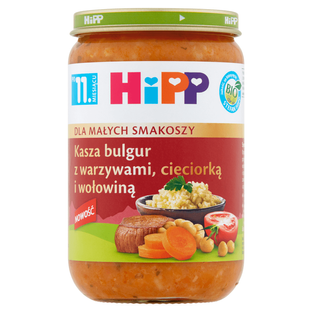 HIPP Kasza bulgur z warz, ciecio i wołow Bio 220g