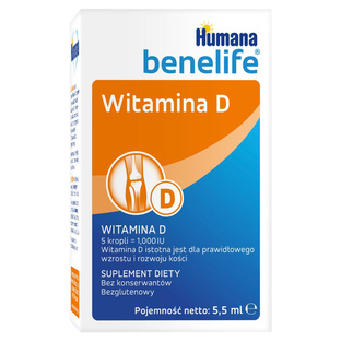 HUMANA Benelife Witamina D3 5,5 ml