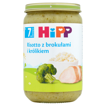 HIPP Risotto z brokułami i królikiem BIO 220g