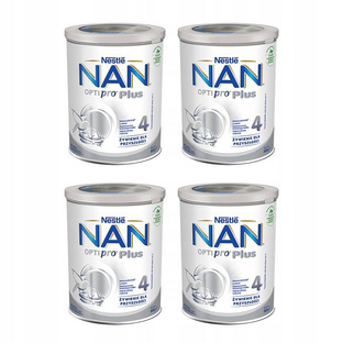 NAN OPTIPRO PLUS 4 PUSZKA 800g x 4 sztuki