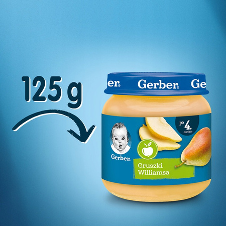 GERBER Deserek gruszki Wiliamsa x 3 sztuk