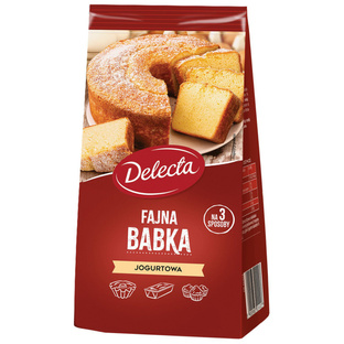 DELECTA Fajna Babka o smaku Jogurtowym, 350g