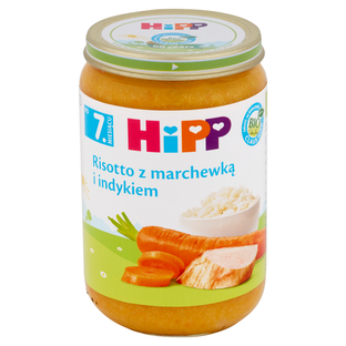 HIPP Risotto z marchewką i indykiem BIO 220g