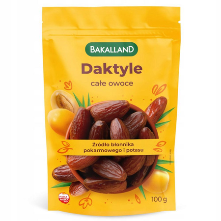 BAKALLAND Daktyle suszone, 100g