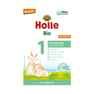 MLEKO POCZĄTKOWE KOZIE 1 DLA NIEMOWLĄT OD URODZENIA BIO 400g  HOLLE