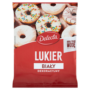 DELECTA Lukier dekoracyjny biały, 80g