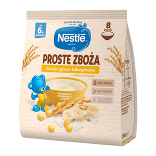 Nestle Proste Zboża Kaszka ryżowo-kukurydziana bananowa po 6 miesiącu 144g