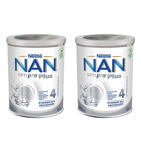 NAN OPTIPRO PLUS 4 PUSZKA 800g x 2 sztuki