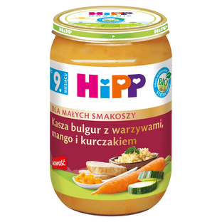 HIPP Bulgur z warzywami mango i kurczakiem 220g