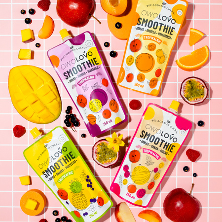 OWOLOVO Smoothie jabłko mango marakuja 250ml