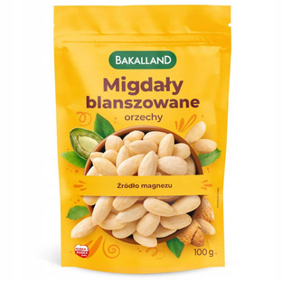 BAKALLAND Migdały blanszowane, 100g