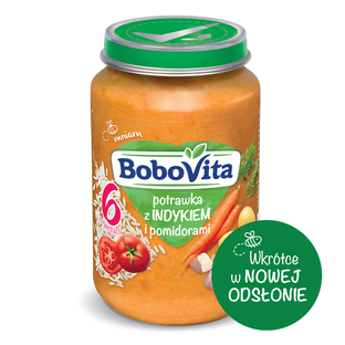 BOBOVITA Potrawka z indykiem i pomidorami, 190g