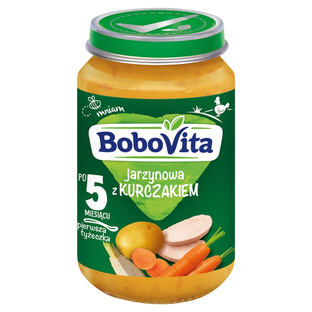 BOBOVITA Jarzynowa z kurczakiem, 190g