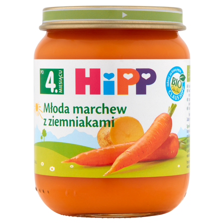 HIPP Młoda marchew z ziemniakamii  BIO 125g