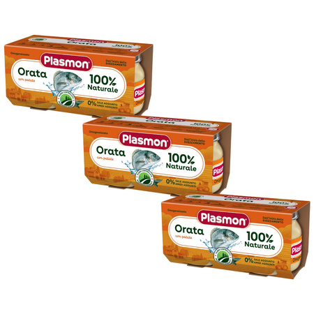 PLASMON Obiadek Dorada z ziemniaczkami (2x80g)x3 opakowania