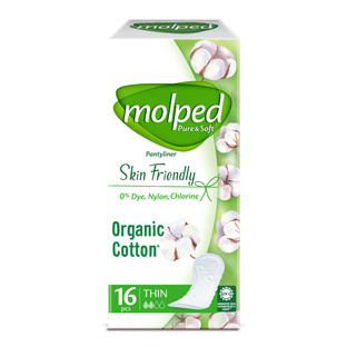 MOLPED Pure&Soft Delikatne miękkie wkładki higieniczne eko 16 szt.