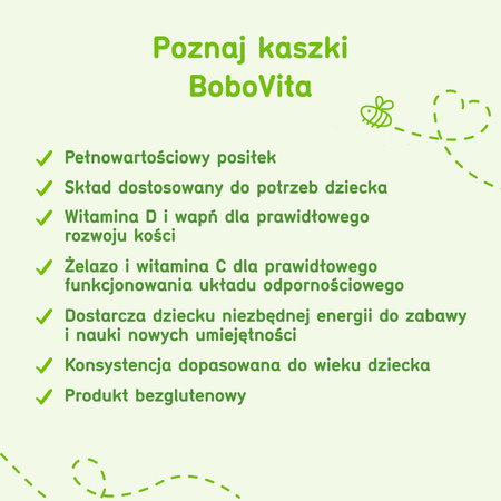 BOBOVITA Kaszka ryżowa banan, 180g