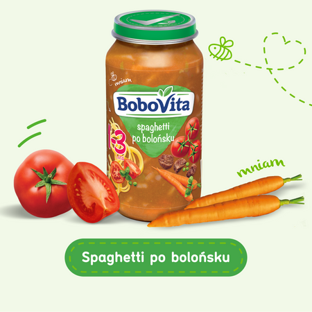 BOBOVITA Spaghetti po bolońsku. 250g