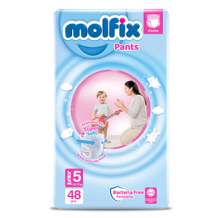 MOLFIX Pieluchomajtki PANTS 5 (12-17 kg) 48 szt.