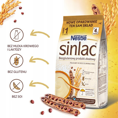 NESTLE Kaszka SINLAC 500g x 4 sztuki