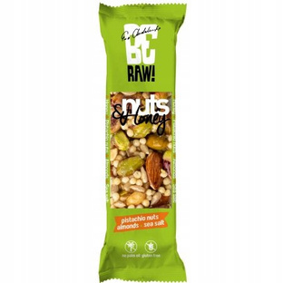 BERAW Baton Nuts&amp;Honey bar pistachio, 30g