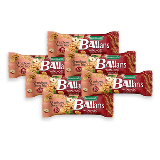 BAKALLAND BA! Baton Orzechy z solą Witalność, 6x35g