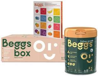 Beggs 2 mleko następne 2,4 kg (3x800 g), Beggs box + ćwiczenia