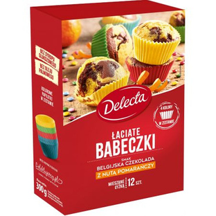 DELECTA Łaciate babeczki Czekolada z nutą pomarań