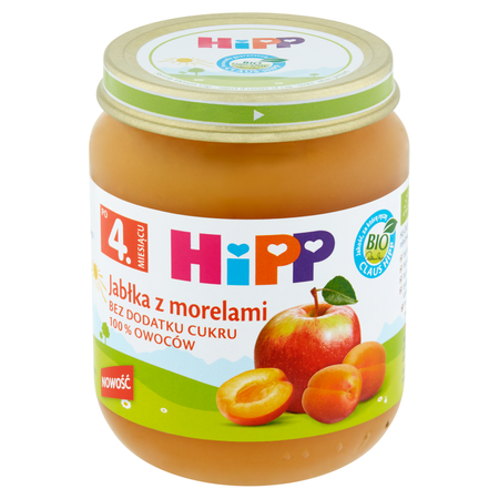 HIPP Jabłka z morelami BIO 125g