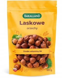 BAKALLAND Orzechy laskowe, 100g