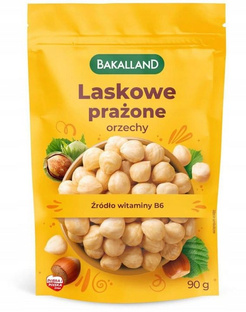 BAKALLAND Orzechy laskowe blanszowane, 90g