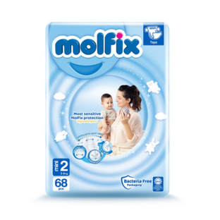 MOLFIX Pieluszki MINI 2 (3-6 kg) 68 szt. BIG