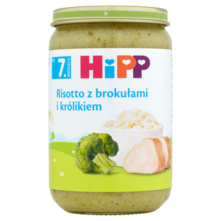 HIPP Risotto z brokułami i królikiem BIO 220g