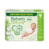 Pieluszki bambusowe pampersy NEWBORN 1 (2-5kg) 64 szt. EKO BEBEM Natural