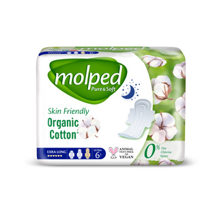 MOLPED Pure&amp;Soft Podpaski EKO E.LONG 6 szt.