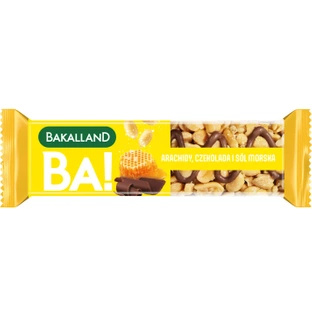 Bakalland Ba! Baton Arachidy Czekolada Sól Morska 30g