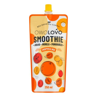 OWOLOVO Smoothie jabłko morela pomarańcza 250ml