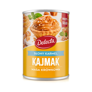 DELECTA Kajmak Masa krówkowa słony karmel, 400g