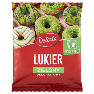 DELECTA Lukier dekoracyjny zielony, 80g