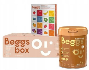 Beggs 4 napój dla juniora 2,4 kg (3x800 g), Beggs box+ ćwiczenia