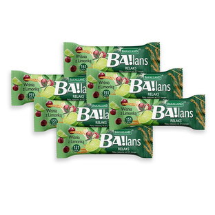 BAKALLAND BA! Baton Wiśnia i limonka Relax, 6x35g