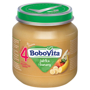 BOBOVITA Jabłka i banany, 125g